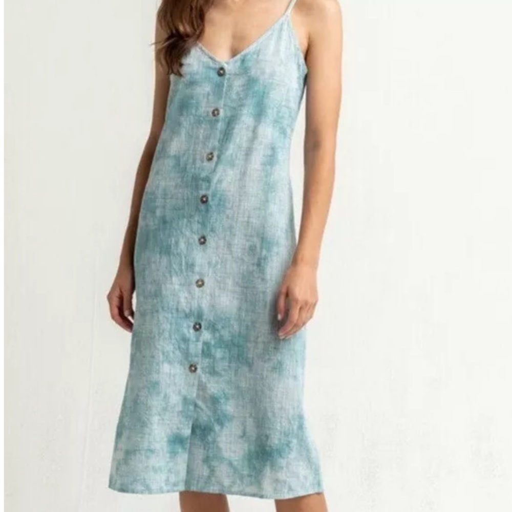 Roxy Wild Ties Button Front Dress Size Small - Good Condition